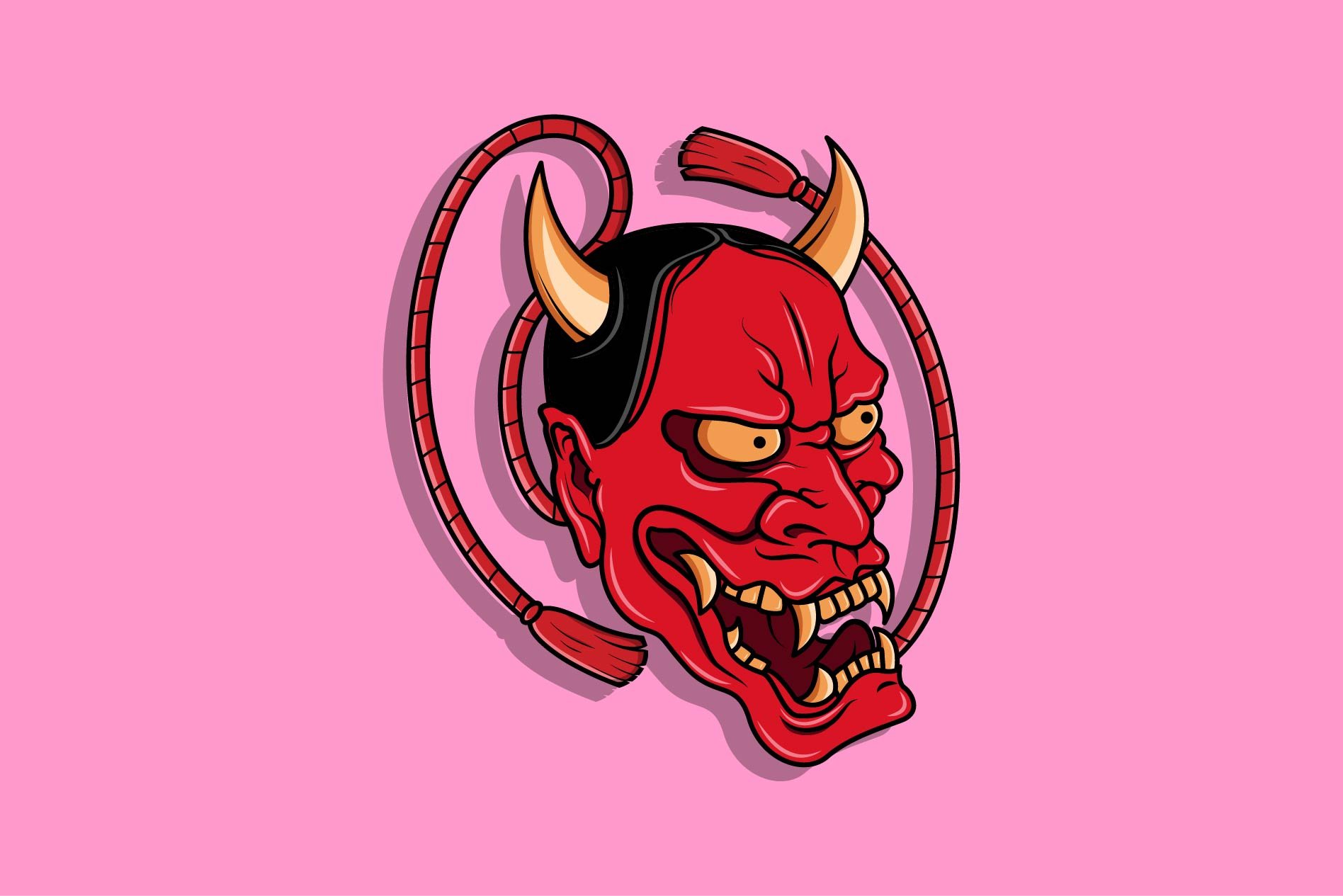 Oni japanese devil mask #32 cover image.