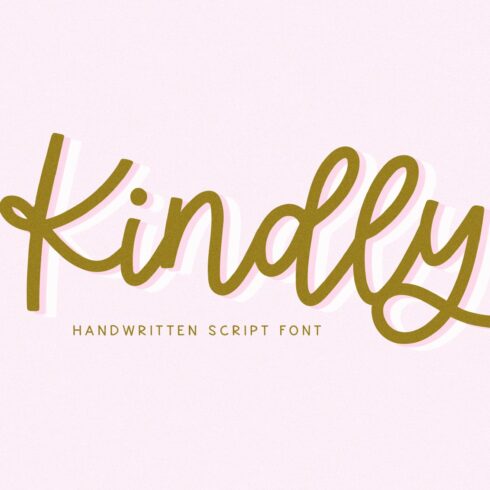 Kindly | Handwritten Script Font cover image.