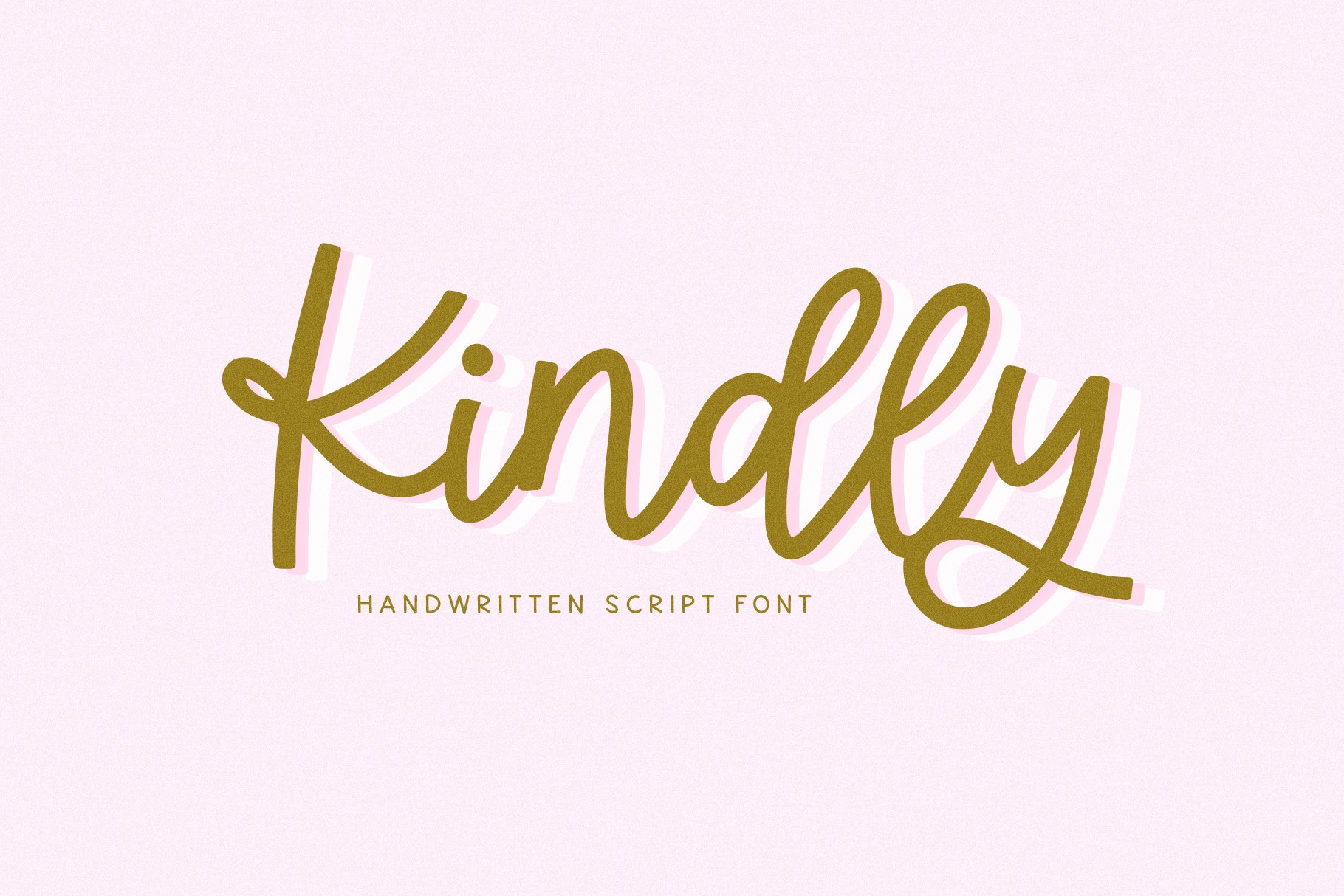 Kindly | Handwritten Script Font cover image.