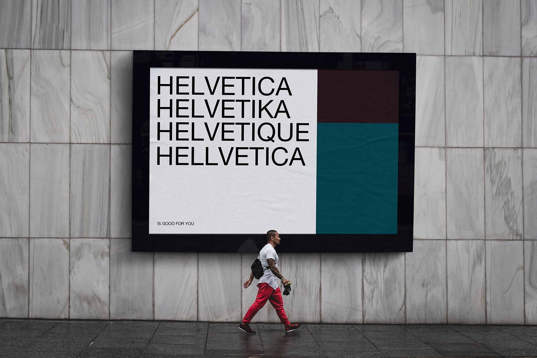 Street Billboard Mockup preview image.