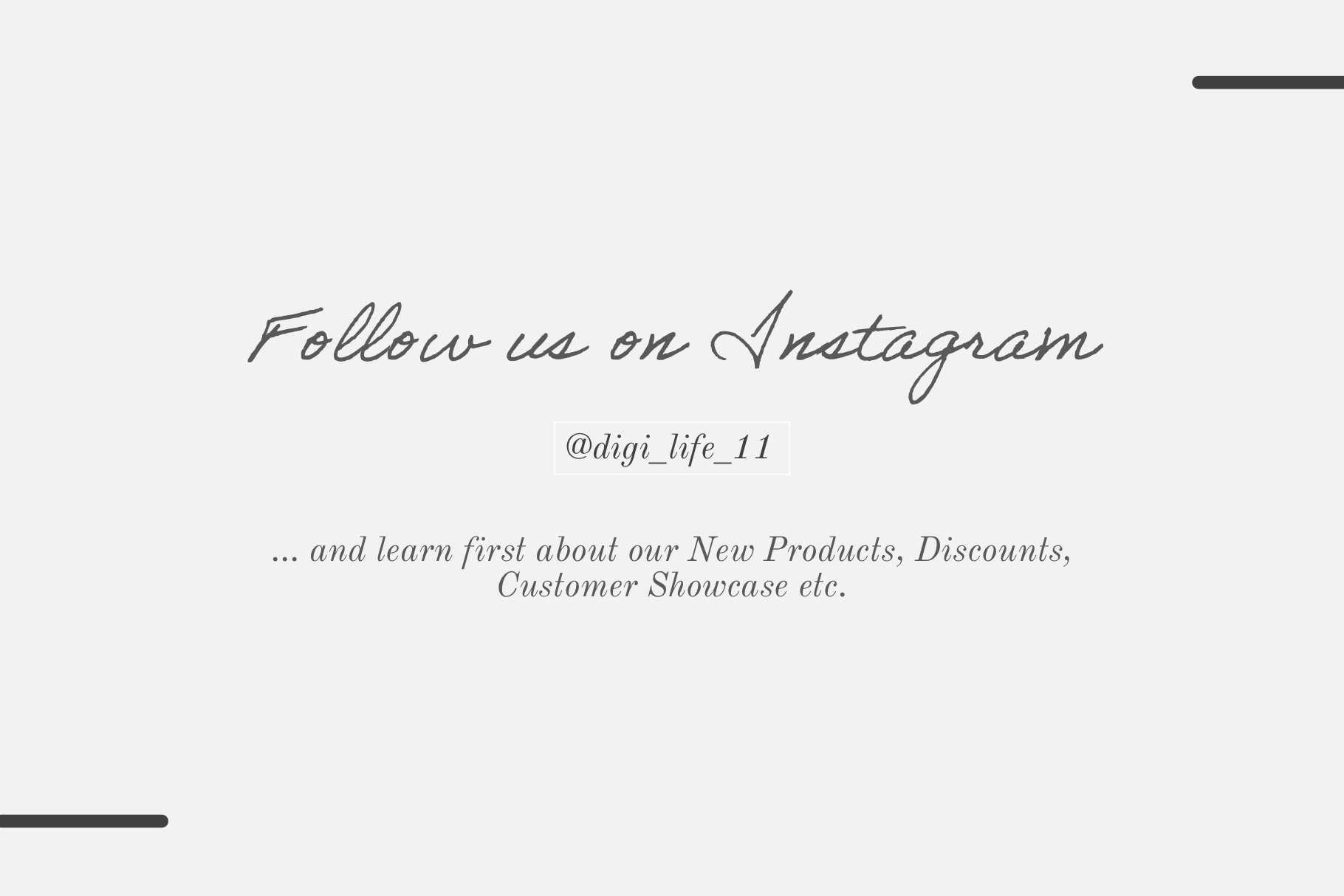 our instagram account 5