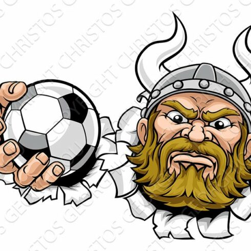 Viking Soccer Football Ball Sports cover image.
