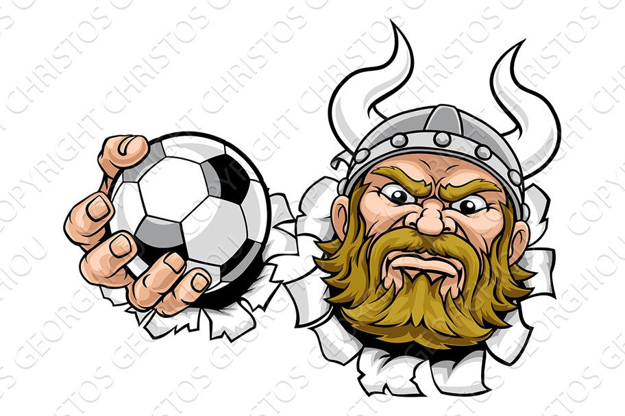 Viking Soccer Football Ball Sports cover image.