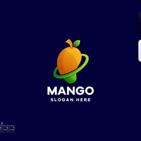 Mango Gradient Logo Design cover image.