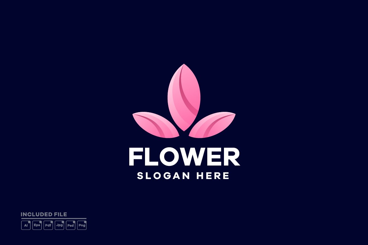 Lotus Flower Gradient Logo cover image.