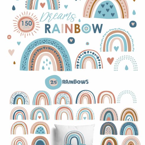 Rainbow - Vector Clipart, Patterns cover image.