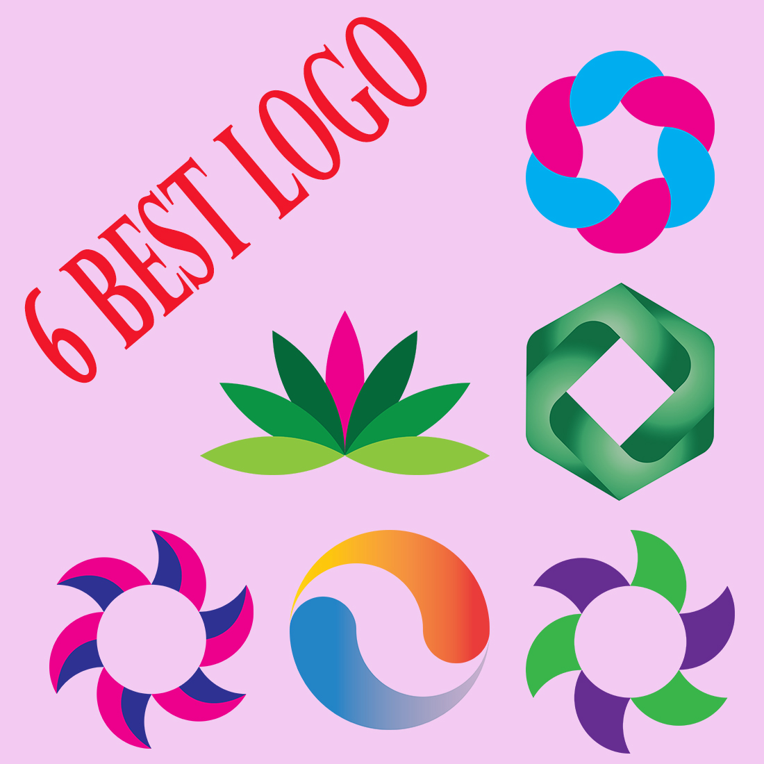 6 best logo preview image.