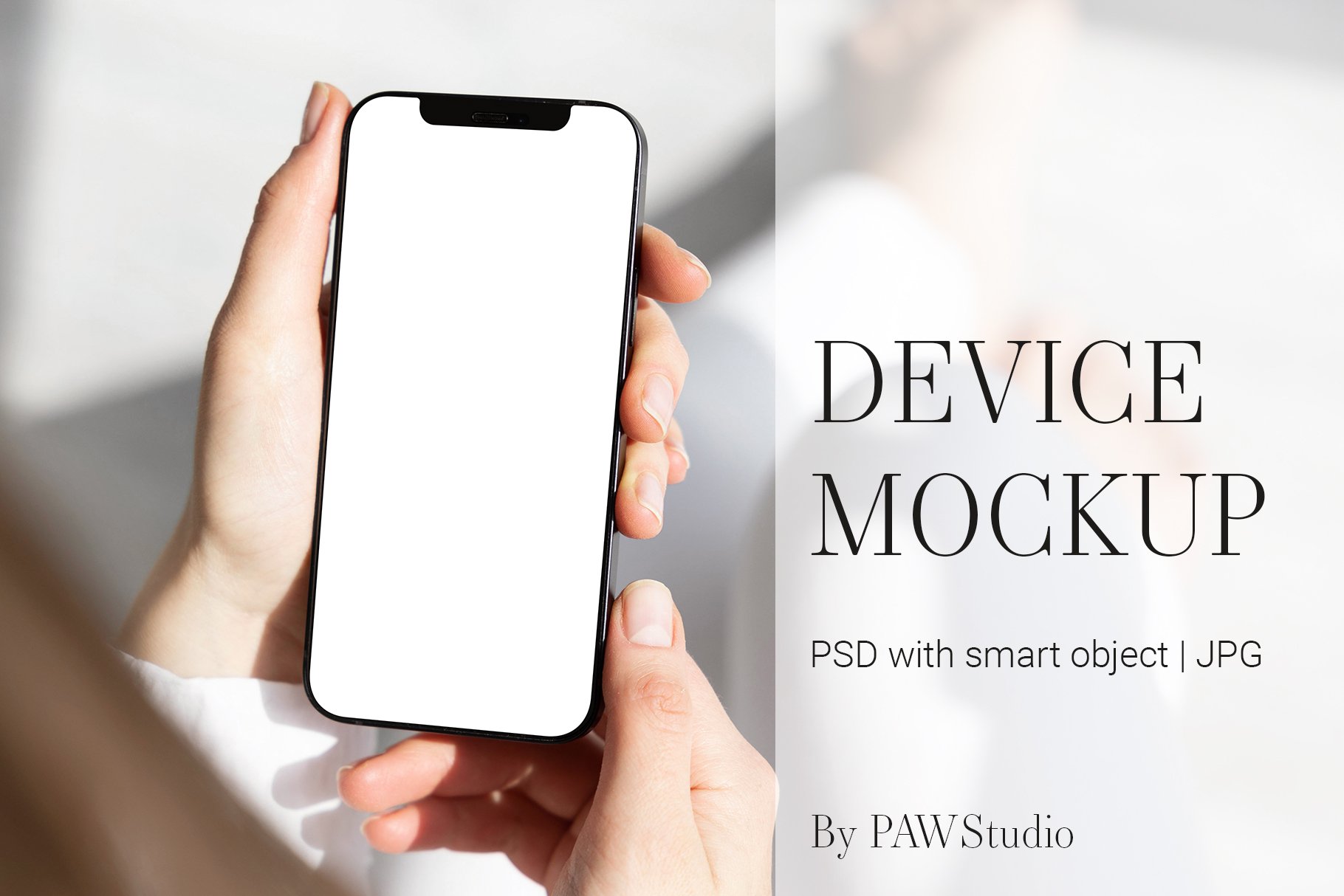 Iphone Mockup, Mobile Device Mockup cover image.
