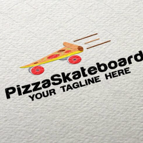 Skate Pizza logo cover image.