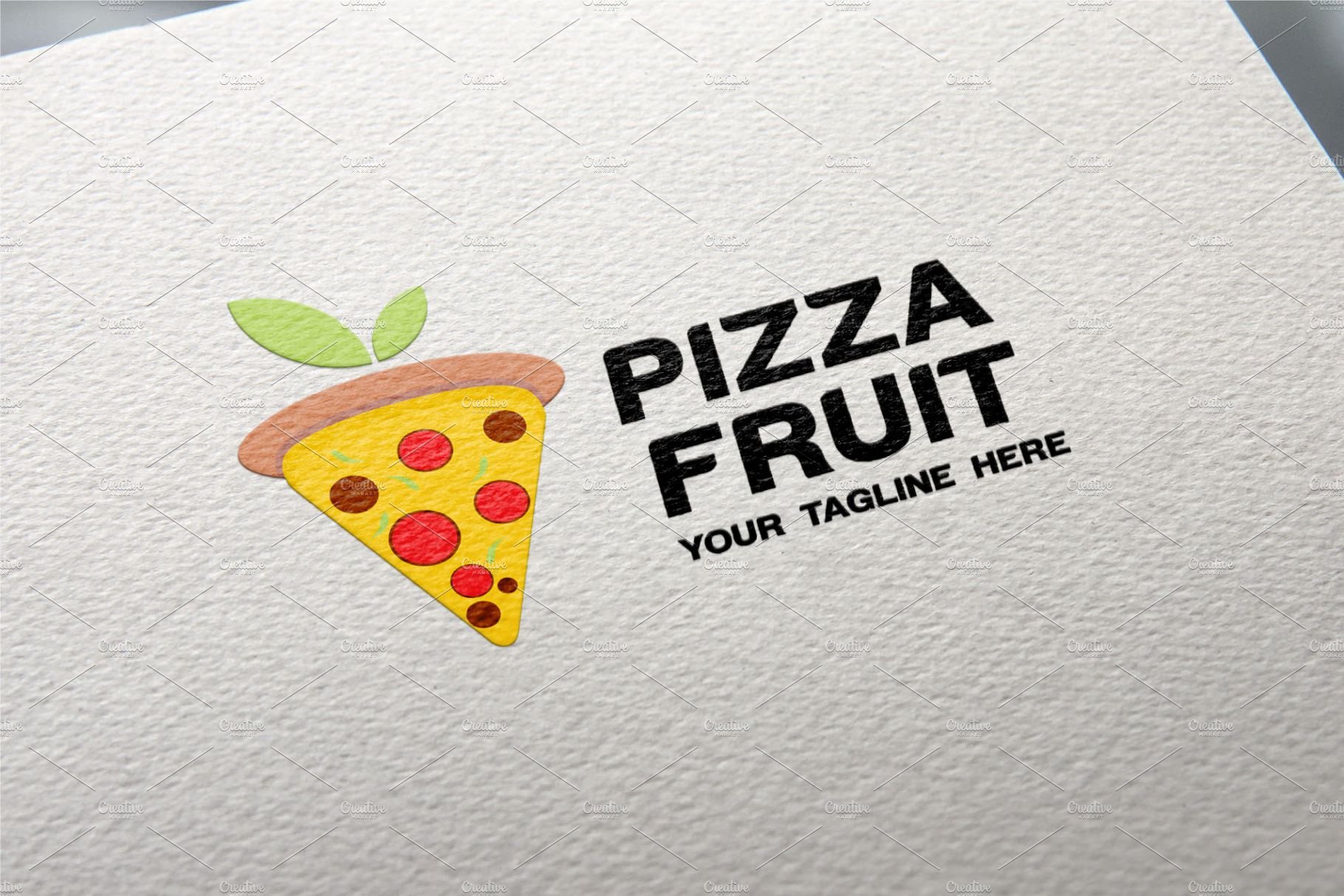 Pizza Fruit Logo cover image.