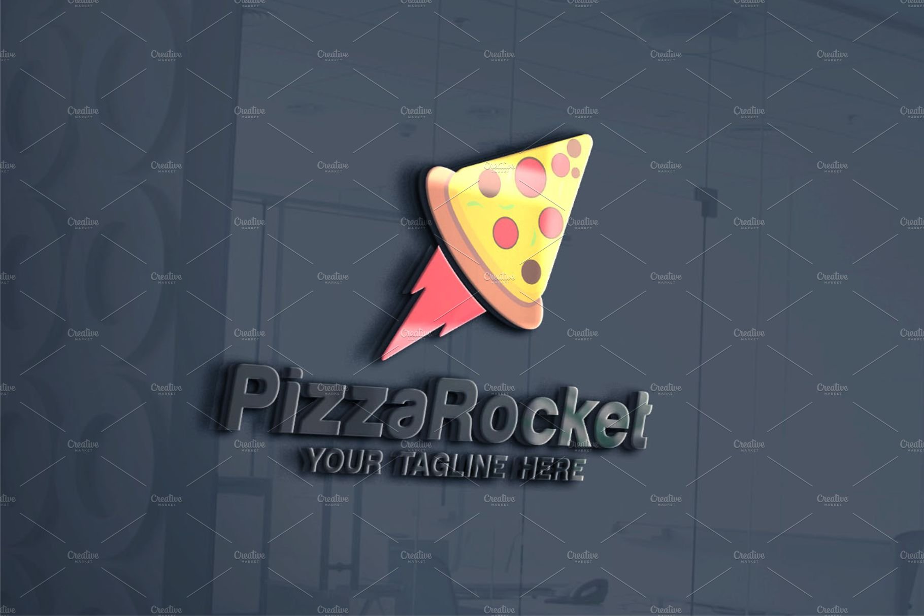 Rocket Pizza Logo preview image.