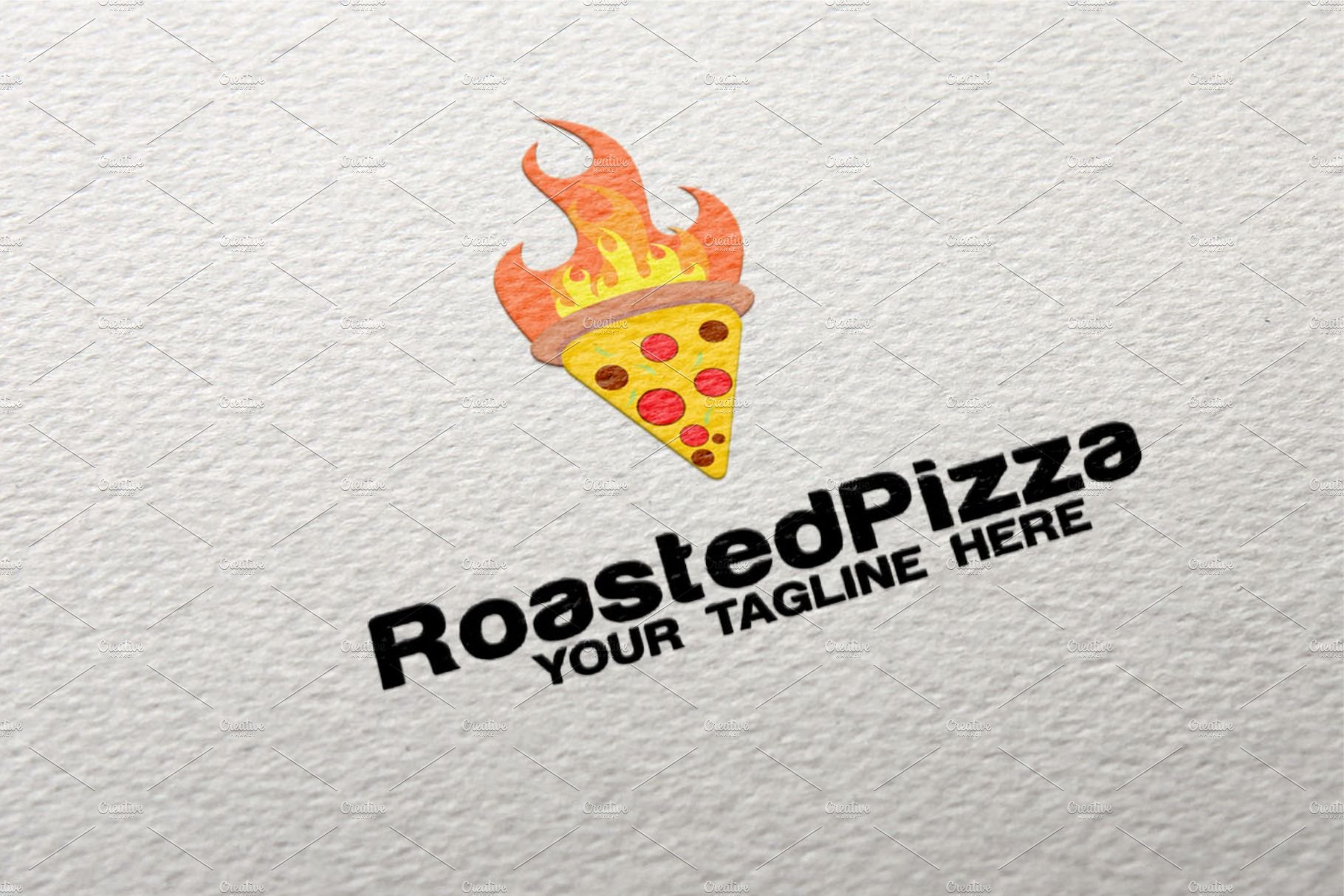 Roasted Pizza Logo cover image.