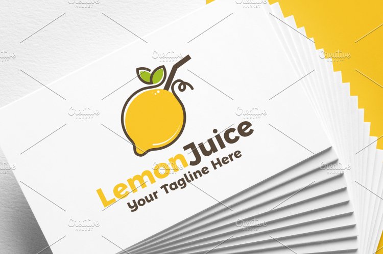 Lemon Juice | Logo Template cover image.