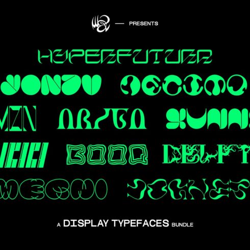 DISPLAY TYPEFACES MEGAPACK 1 cover image.