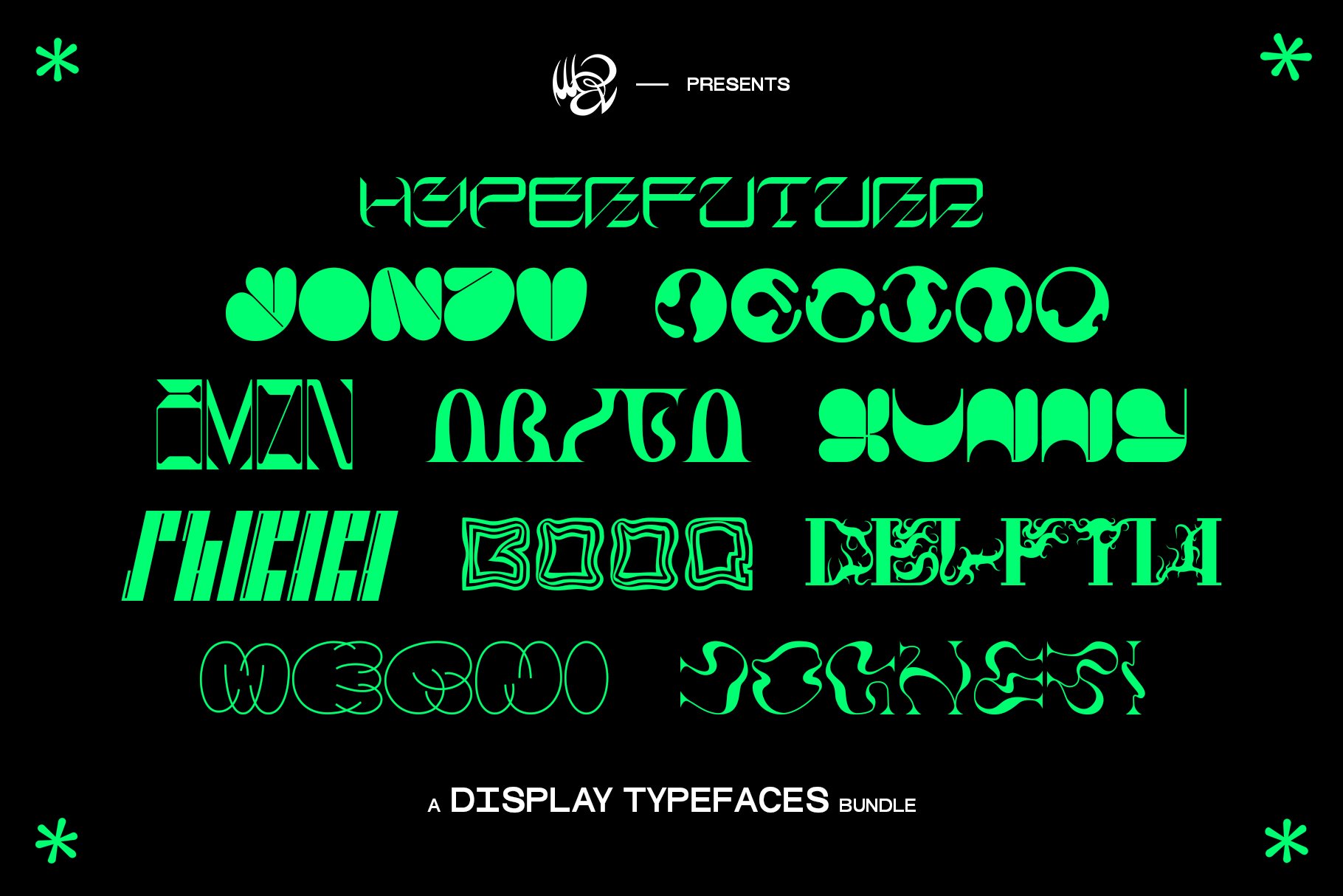 DISPLAY TYPEFACES MEGAPACK 1 cover image.