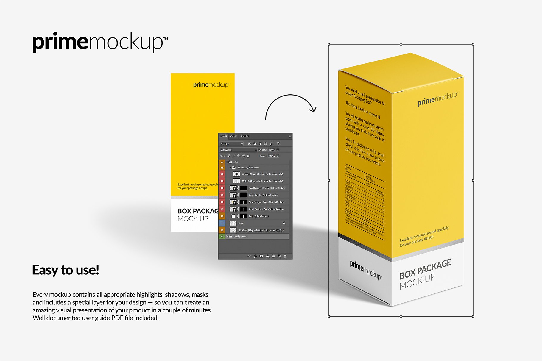 Cardboard Package Box Mockup Bundle preview image.