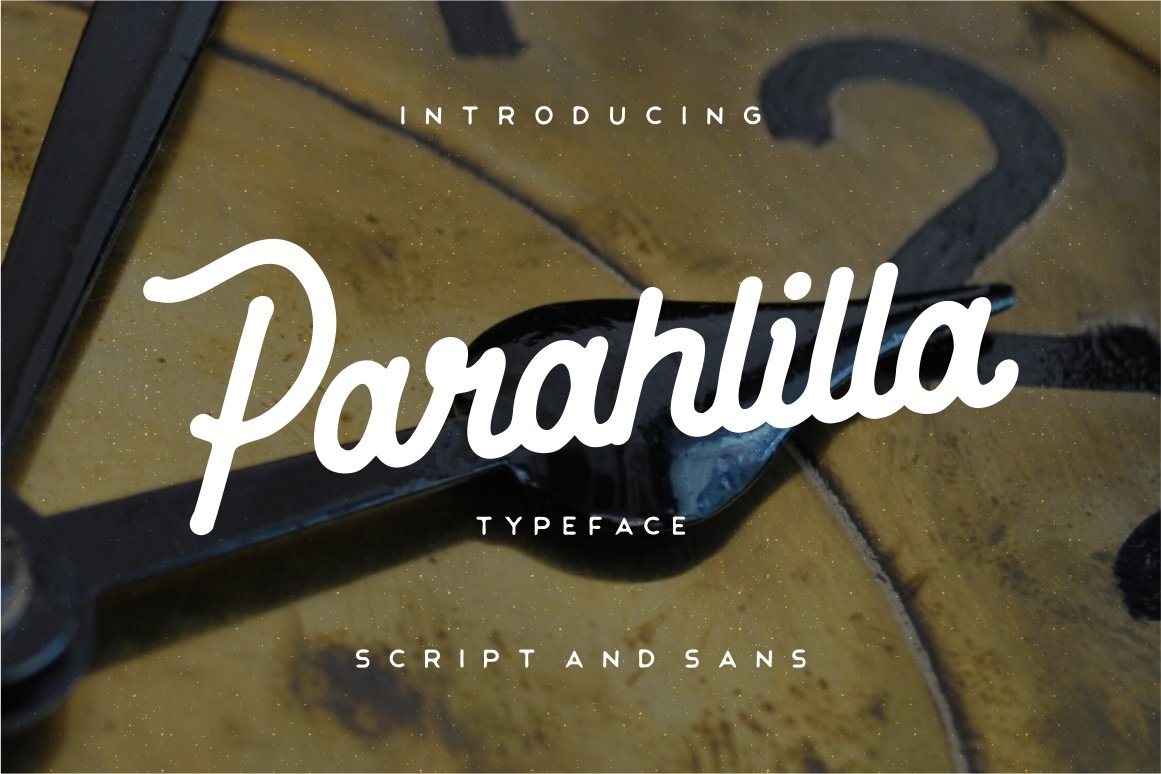Parahlilla Script & Sans cover image.