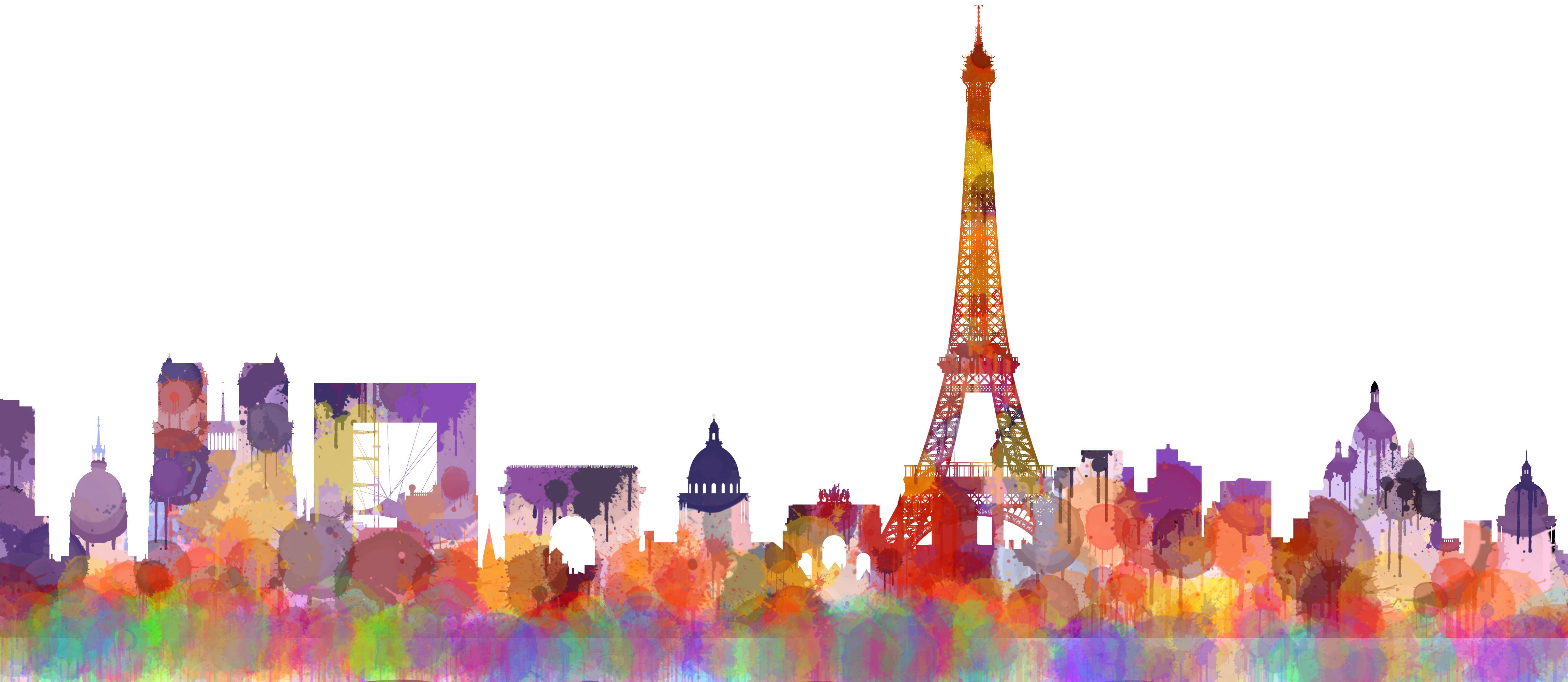 Paris Cityscape Skyline preview image.