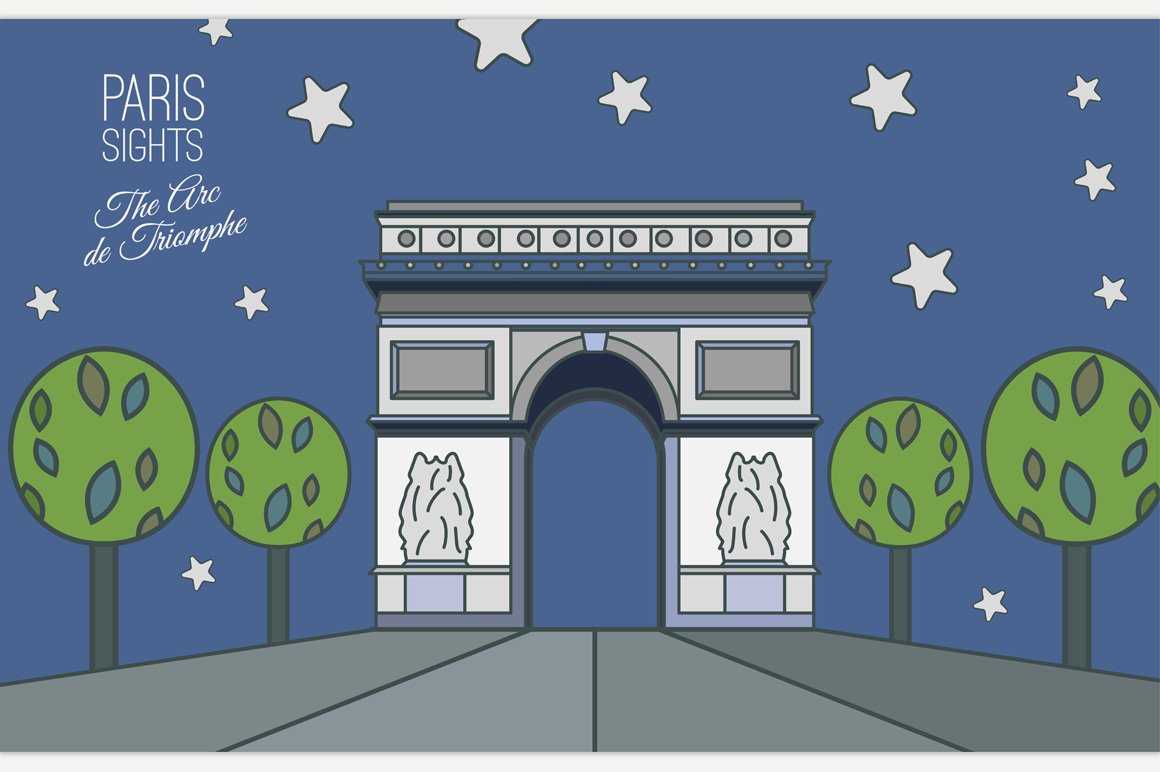 Paris Triumphal Arch cover image.
