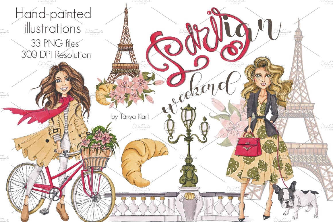 Parisian Weekend Design Kit cover image.