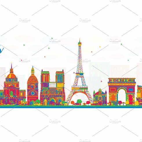 Paris France City Skyline cover image.