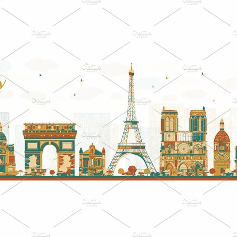 Paris France Skyline cover image.
