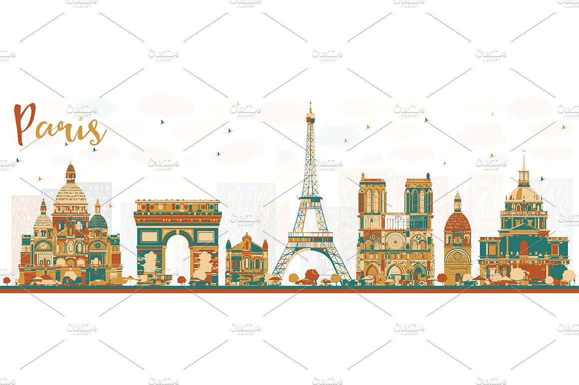Paris France Skyline cover image.
