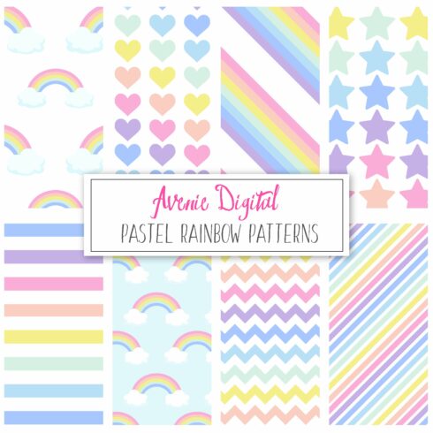 Pastel Rainbow Pattern + Paper cover image.