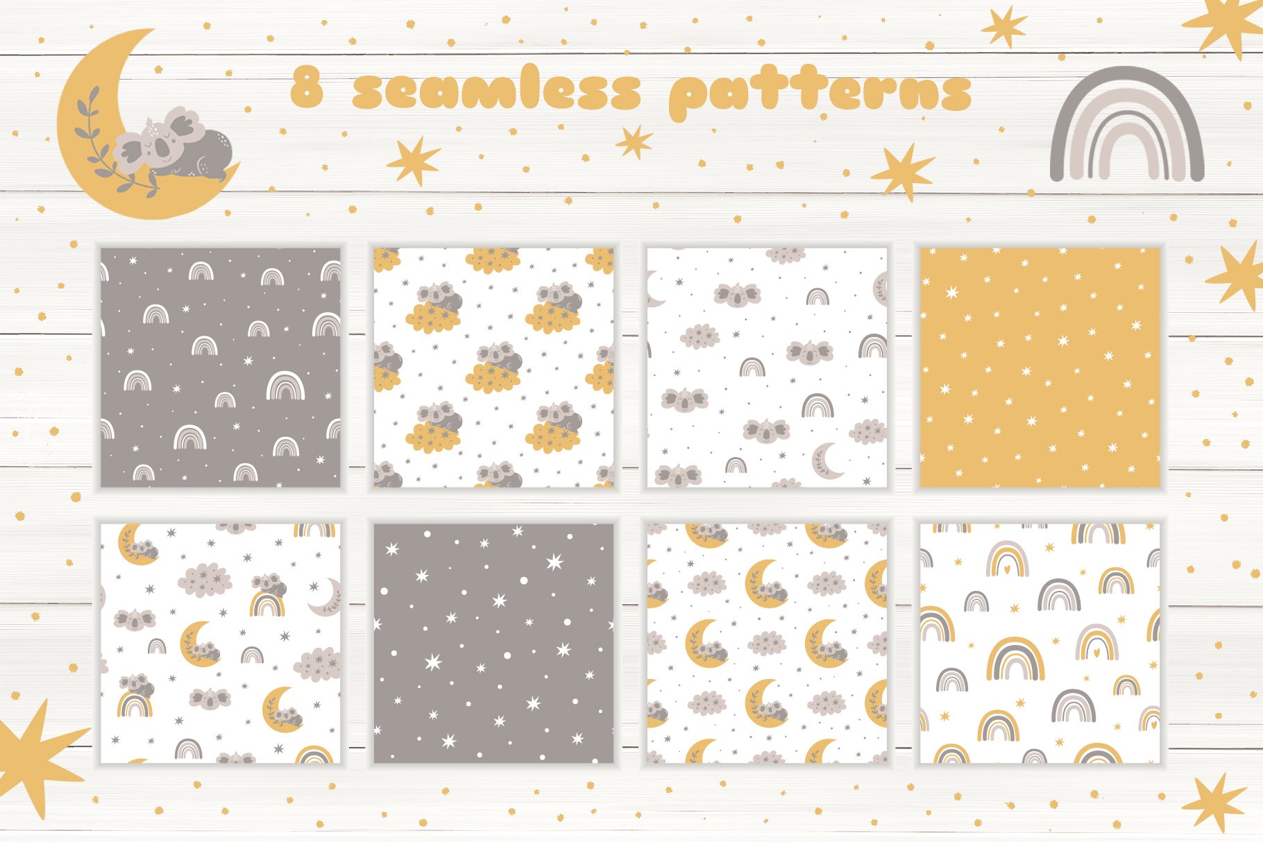 Sweet Dreams Baby patterns Koala preview image.