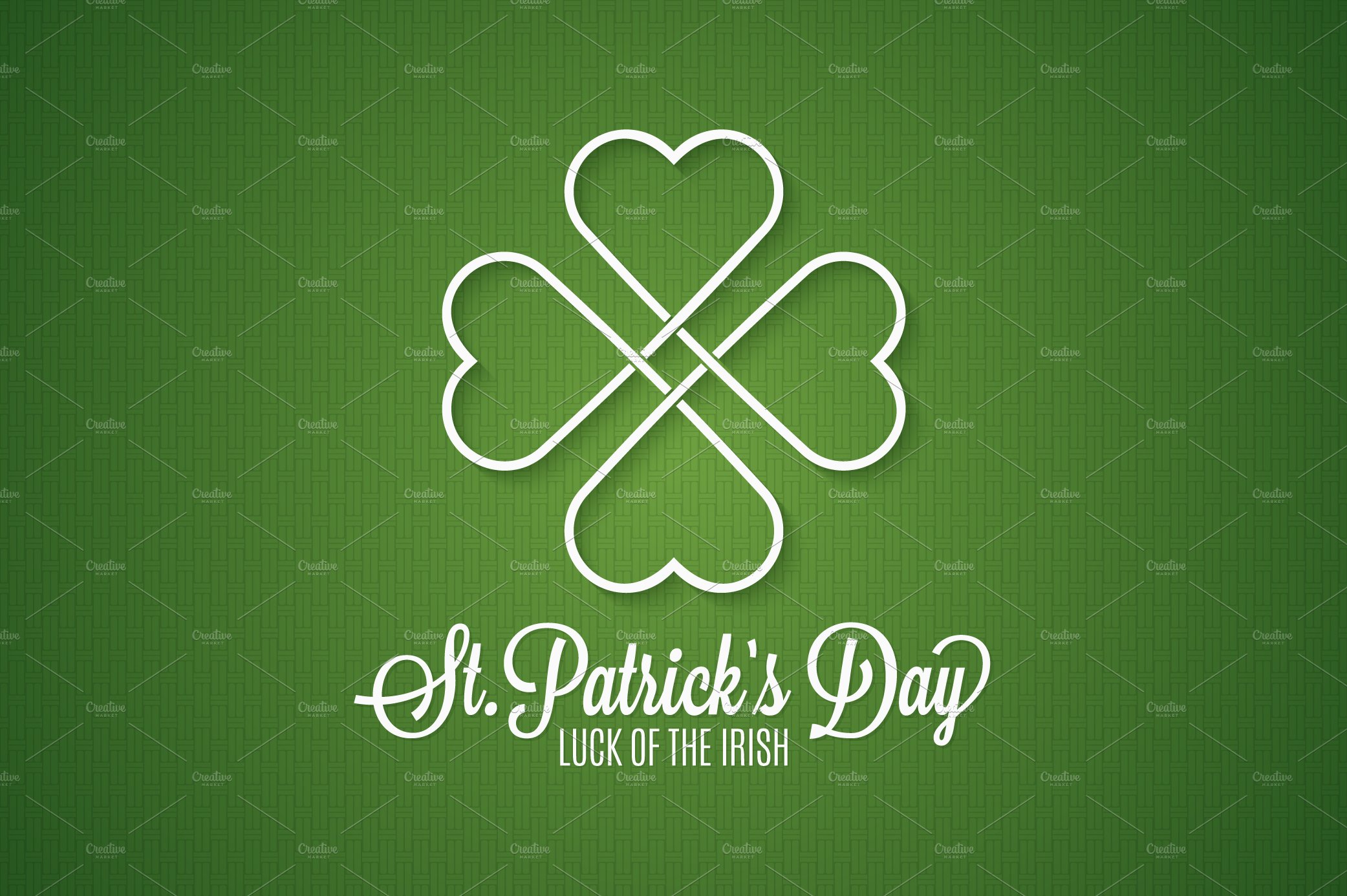 Patricks day background cover image.