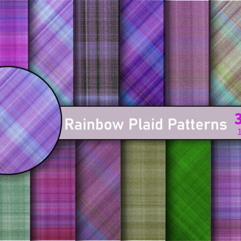 Rainbow Seamless Pattern Set cover image.