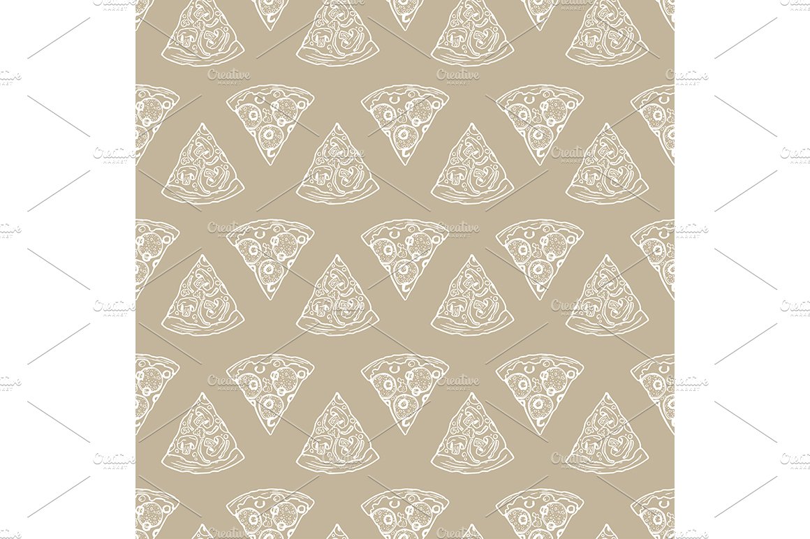 Pizza Slices Pattern Background cover image.