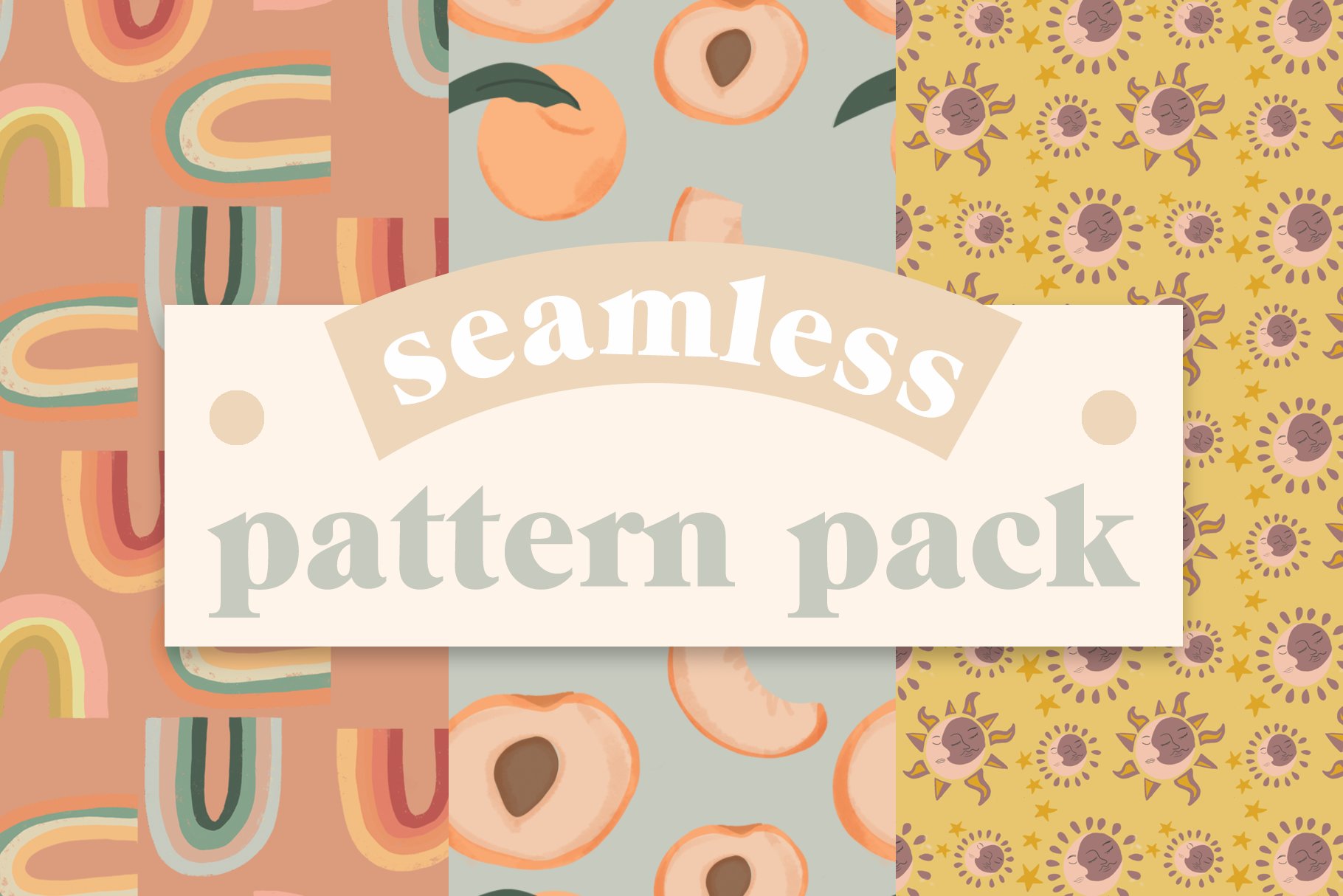 Seamless 3 Pattern Pack cover image.