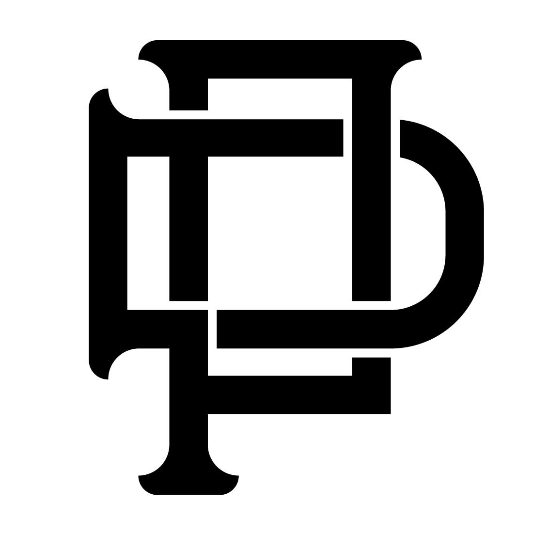 PD letter logo SVG/ PNG/ Ai/ EPS preview image.