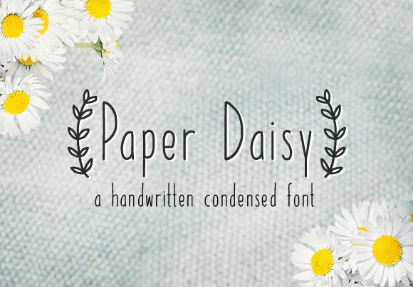 Paper Daisy Font cover image.