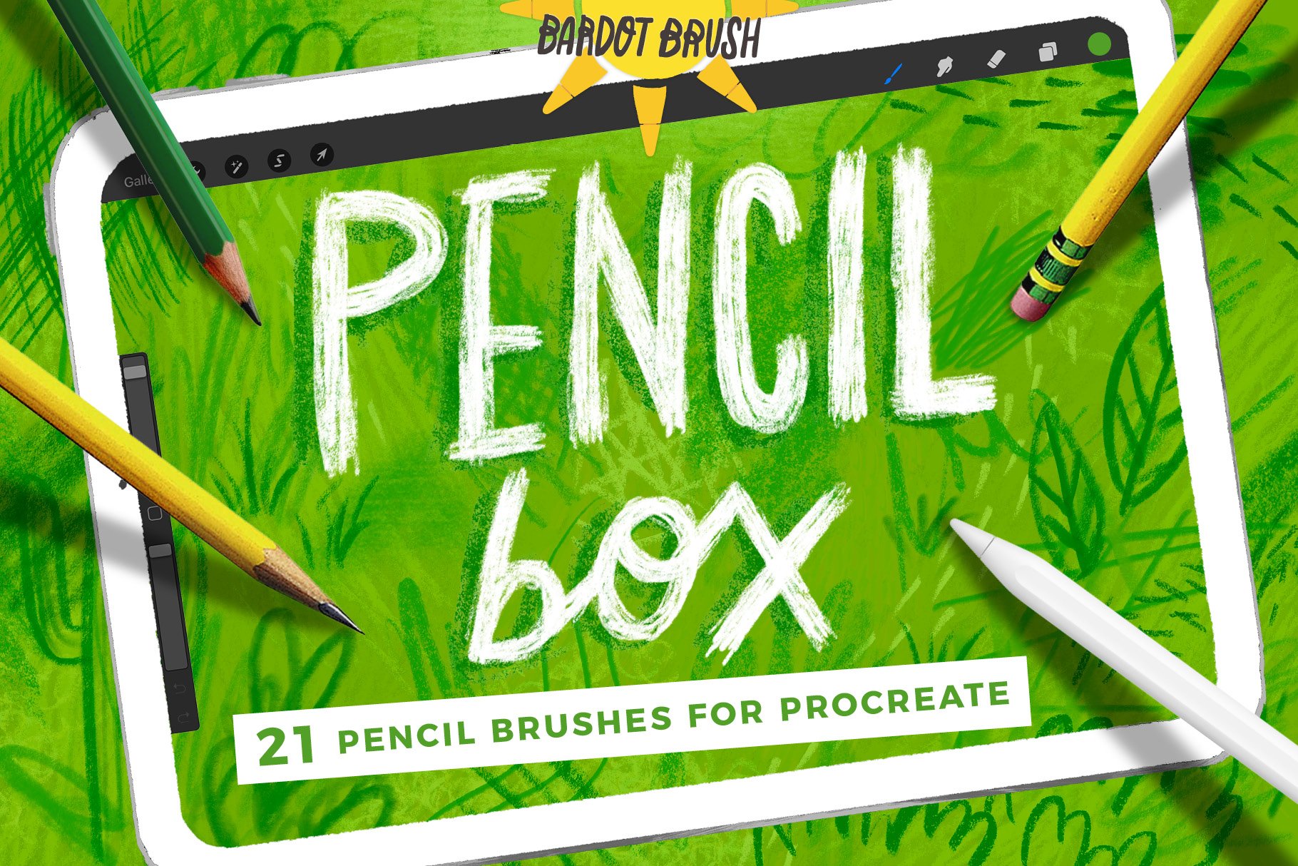 Pencil Box for Procreate cover image.