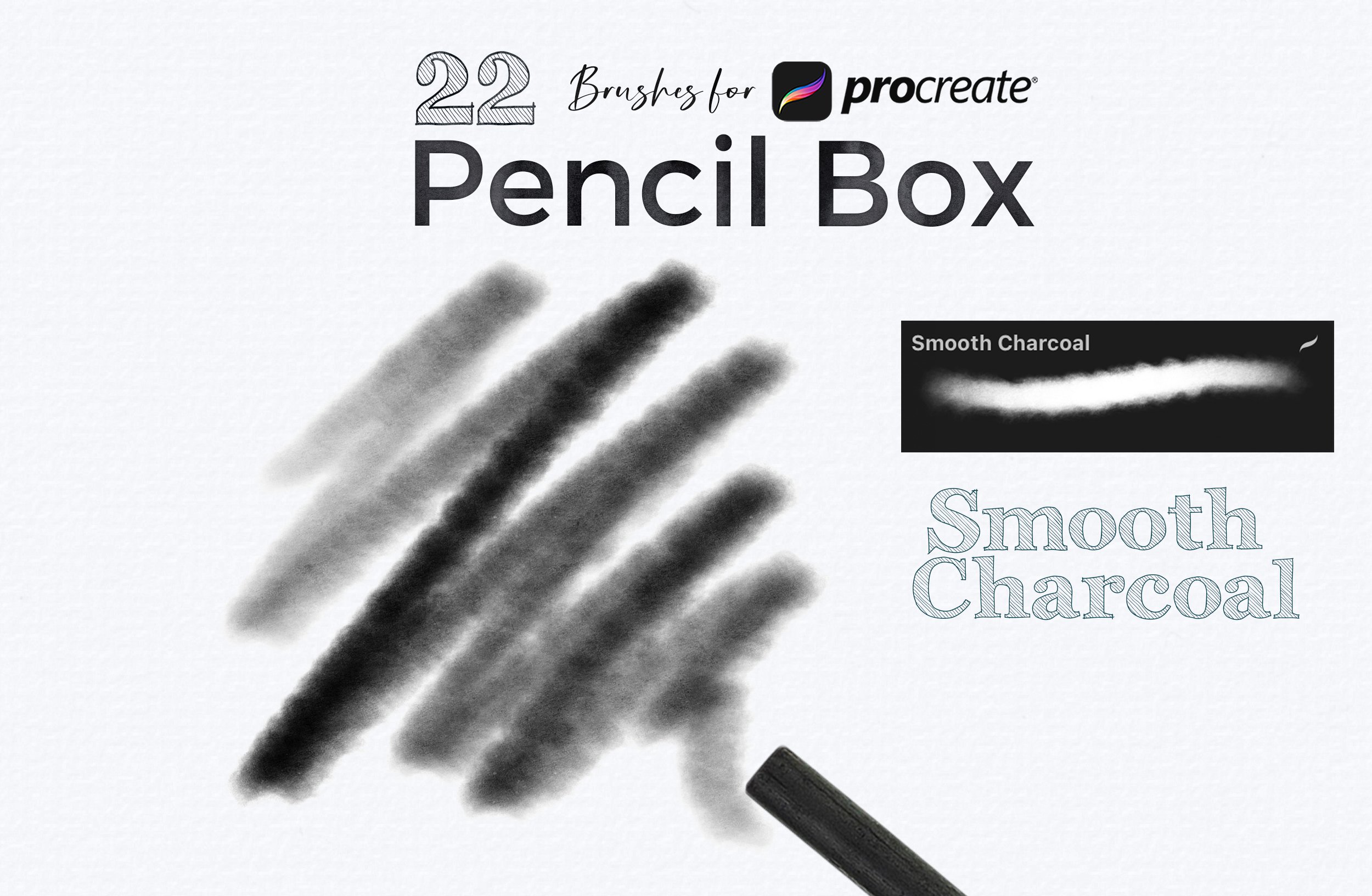 pencil box presentation charcoal 379