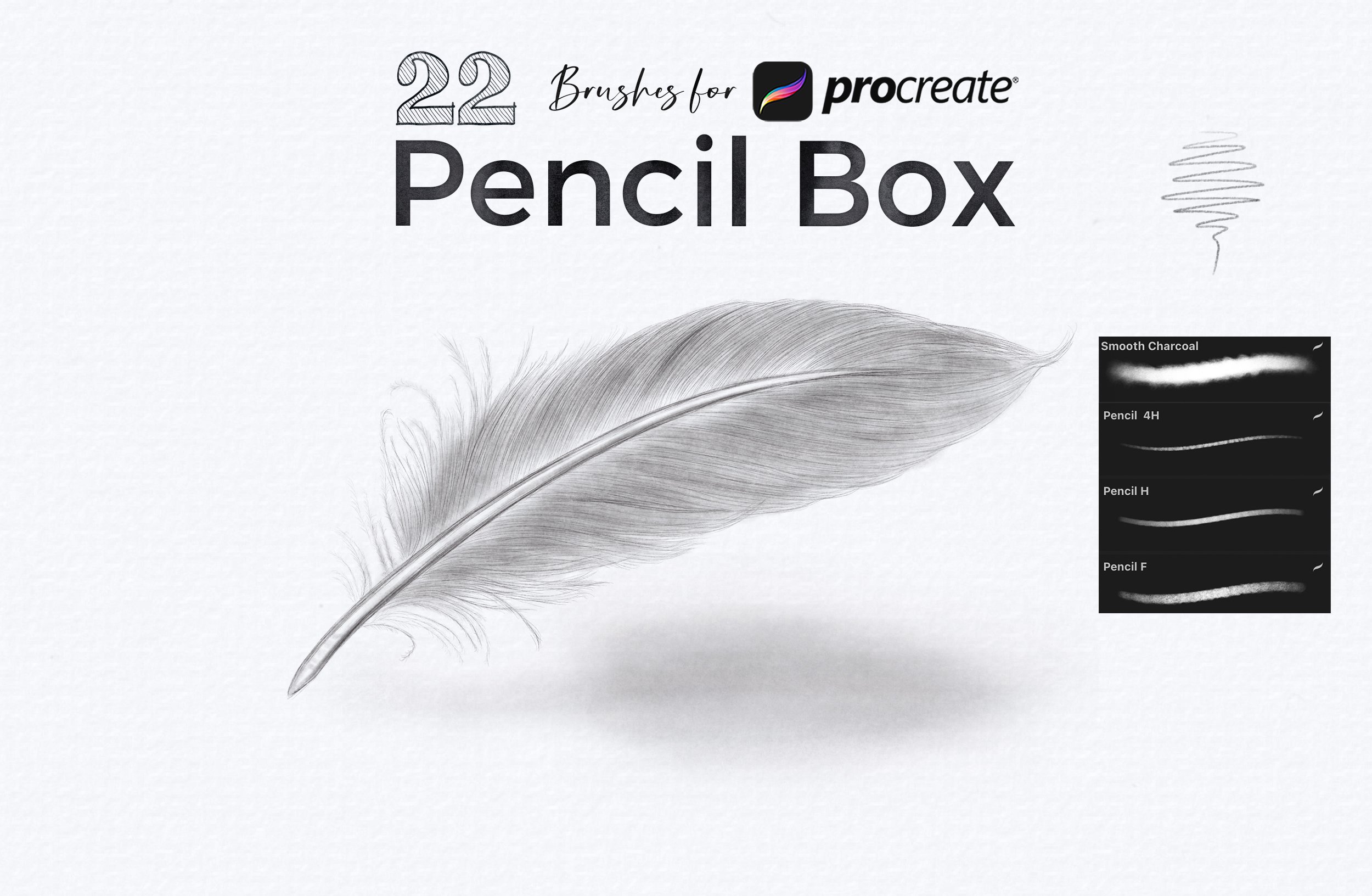 pencil box presentation feather 406