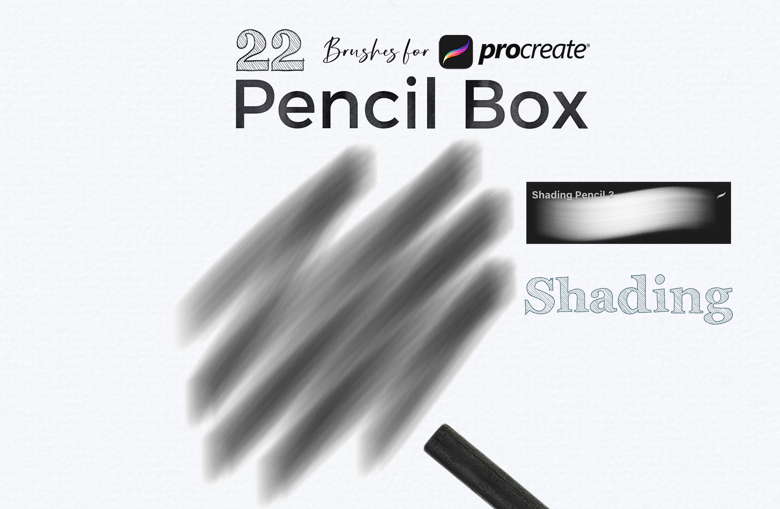pencil box presentation shading 511