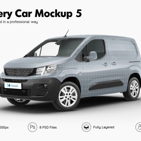 Delivery Car Mockup 5 cover image.