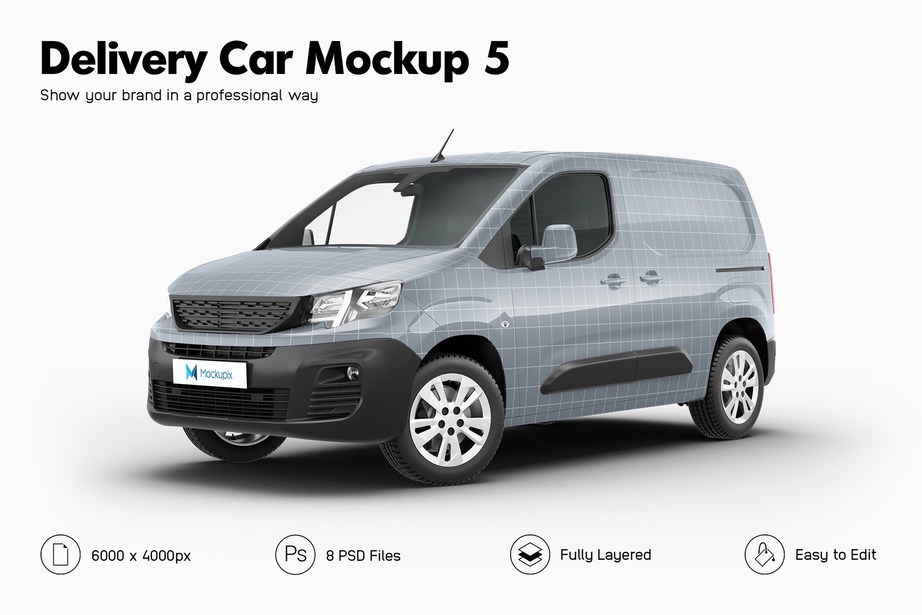 Delivery Car Mockup 5 cover image.