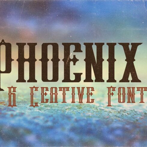 Phoenix Typeface cover image.