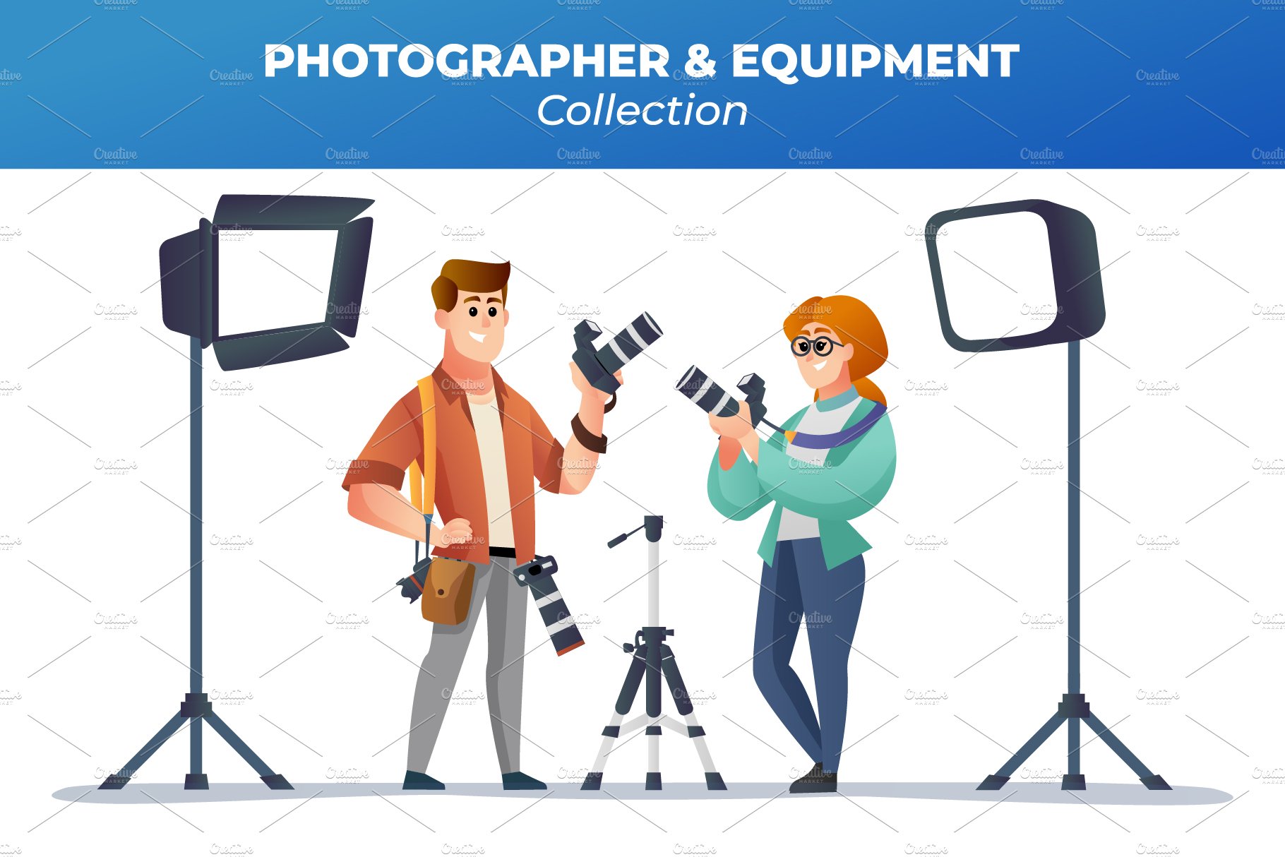 Photographer and Equipment Set cover image.