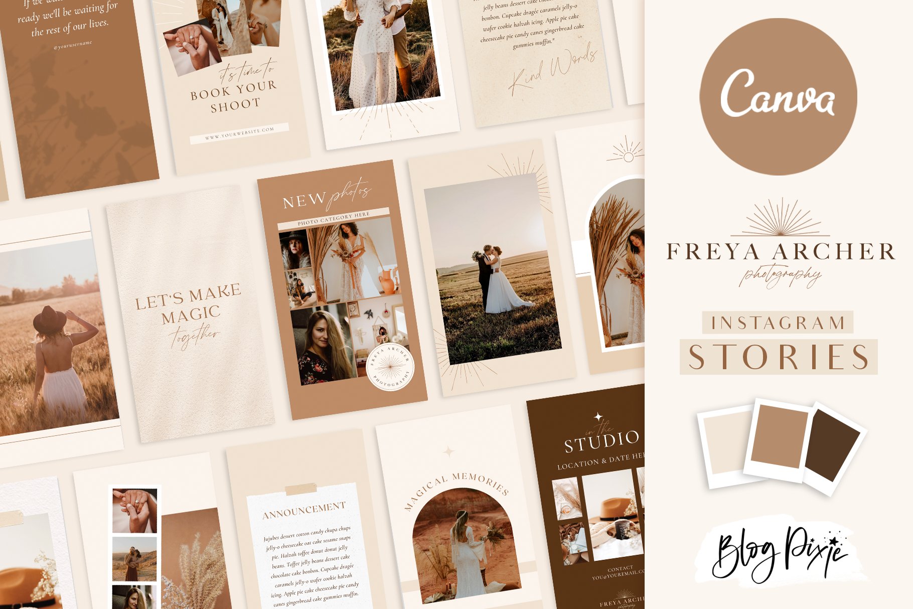 Instagram Templates for Photographer cover image.