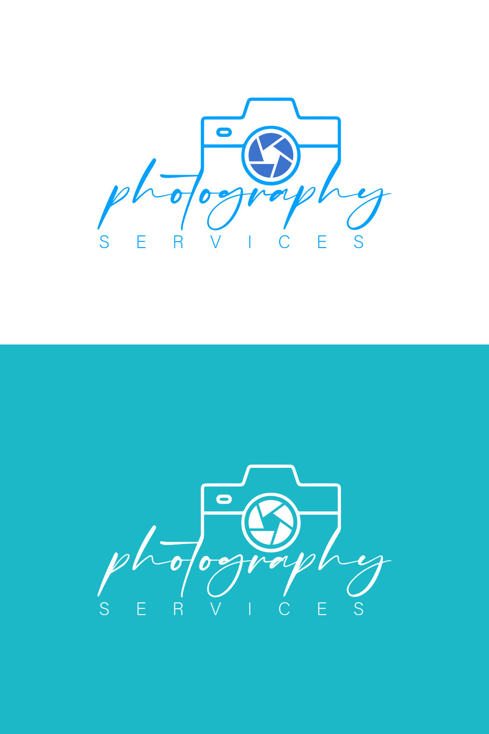 photography logo design in signature style for photography companies pinterest preview image.