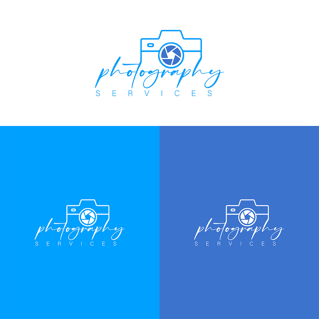 photography logo design in signature style for photography companies cover image.