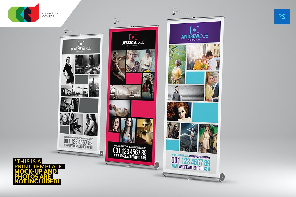 Photography Roll-Up Banner 3 preview image.