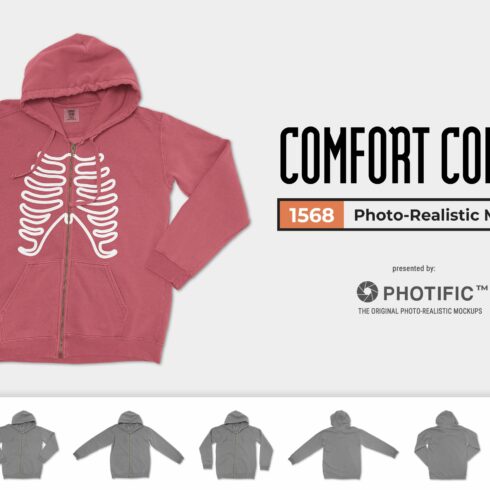Comfort Colors 1568 Mockups cover image.