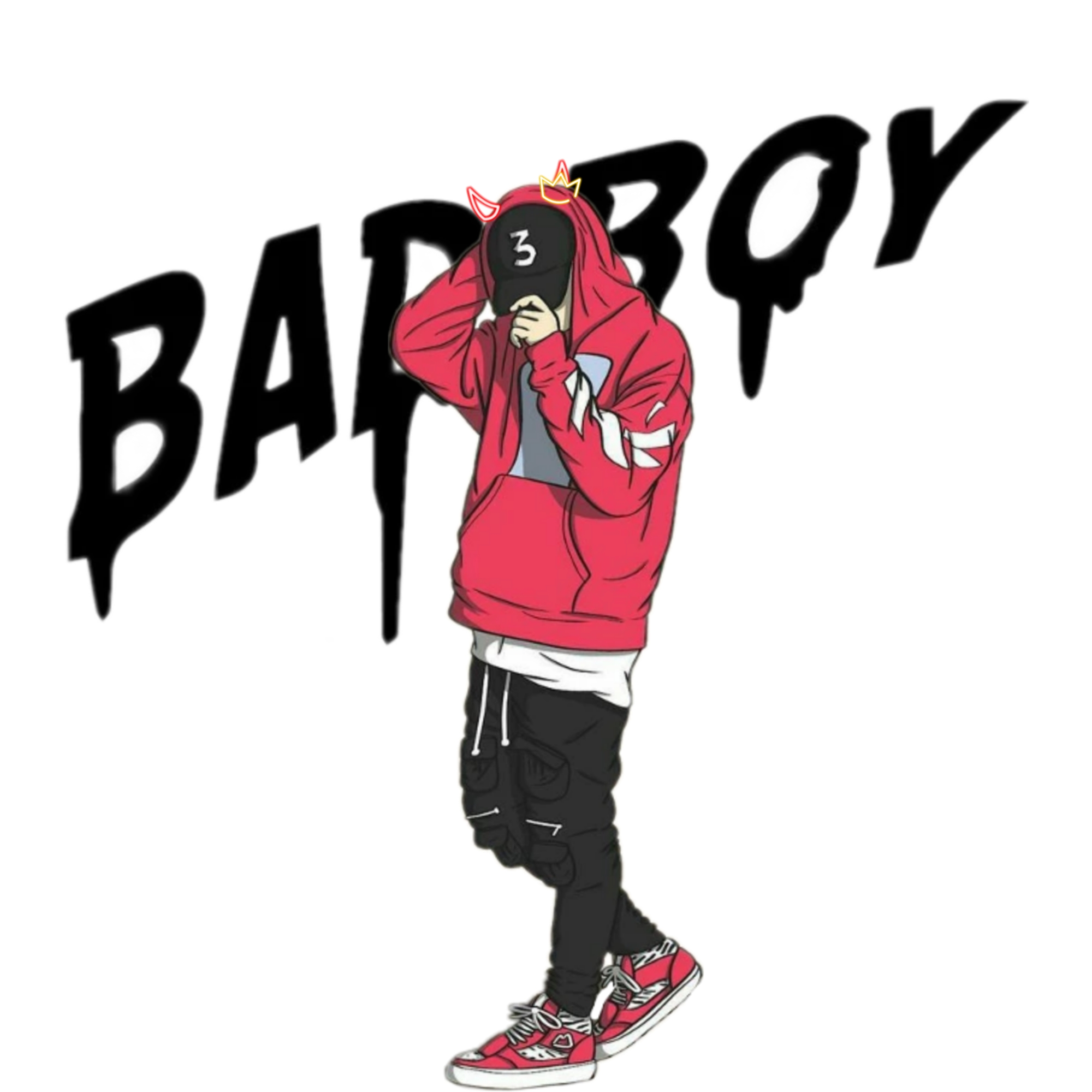 Bad boys T-shirt design preview image.