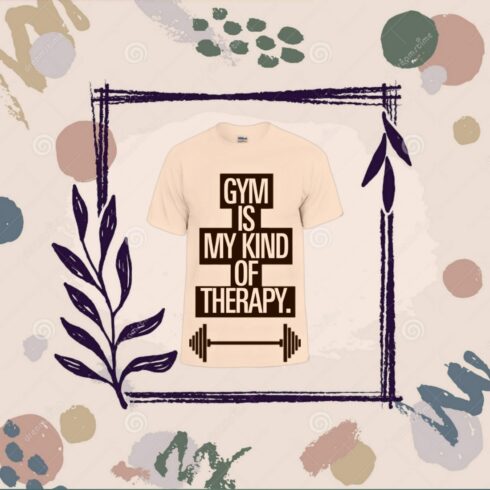 Gym Motivation Vector t-shirt cover image.